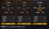Sudip Sarkar's ranked stats (Image via Garena)